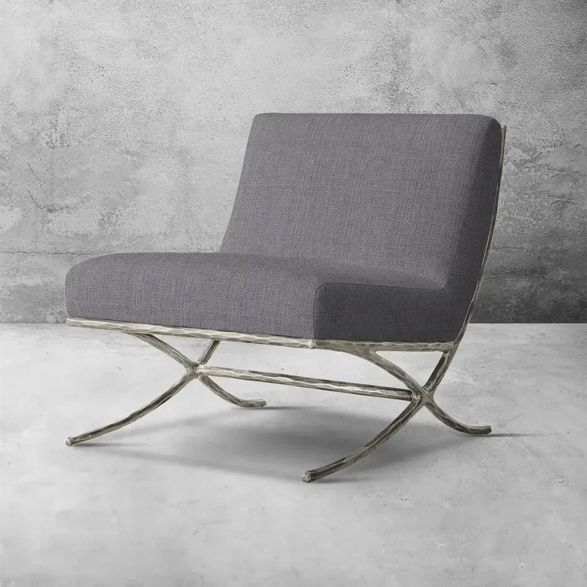 Thomson X-base Leather Slipper Chair