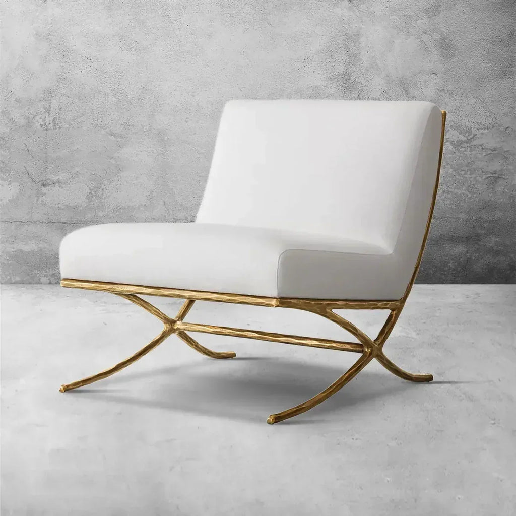 Thomson X-base Leather Slipper Chair