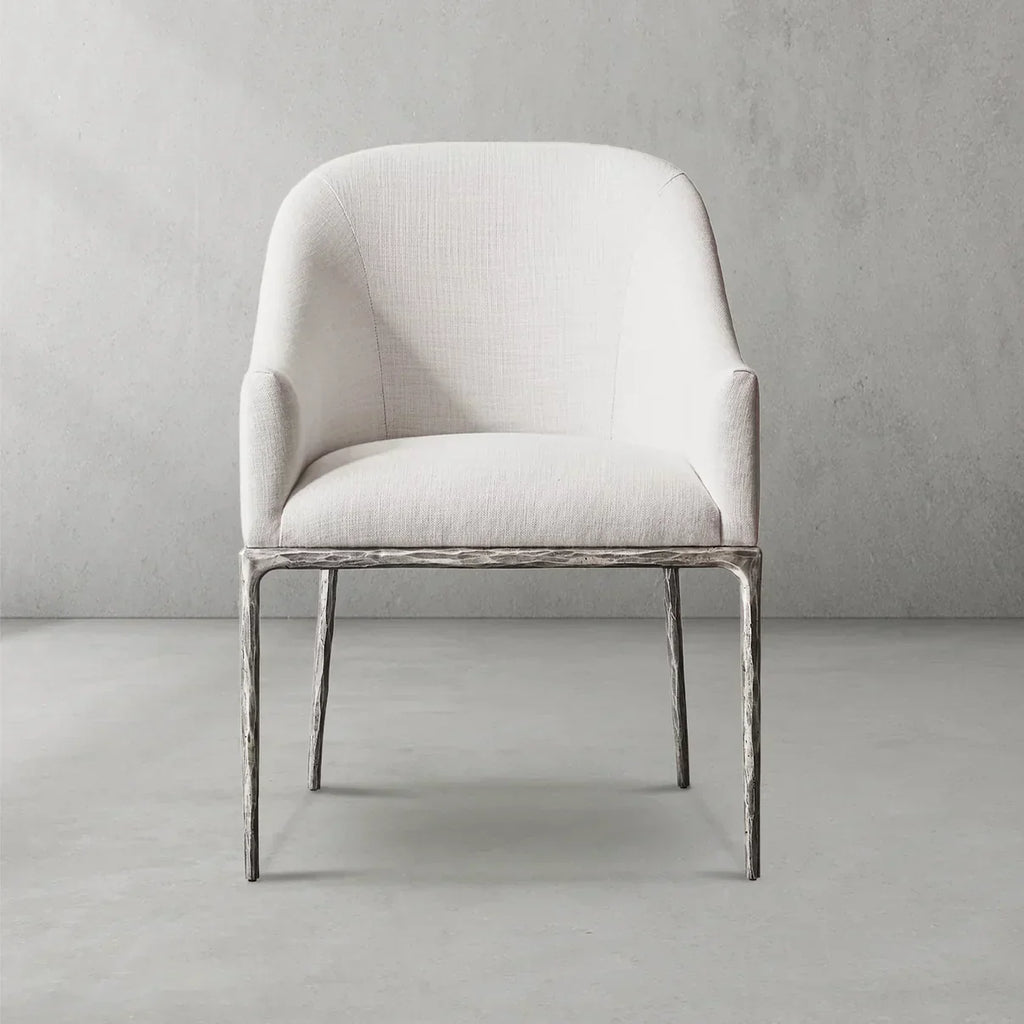 Thomson Slope Fabric Dining Armchair