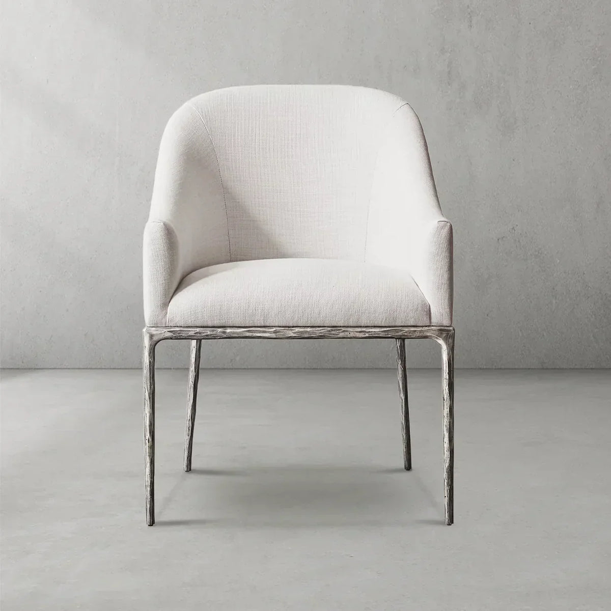 Thomson Slope Fabric Dining Armchair