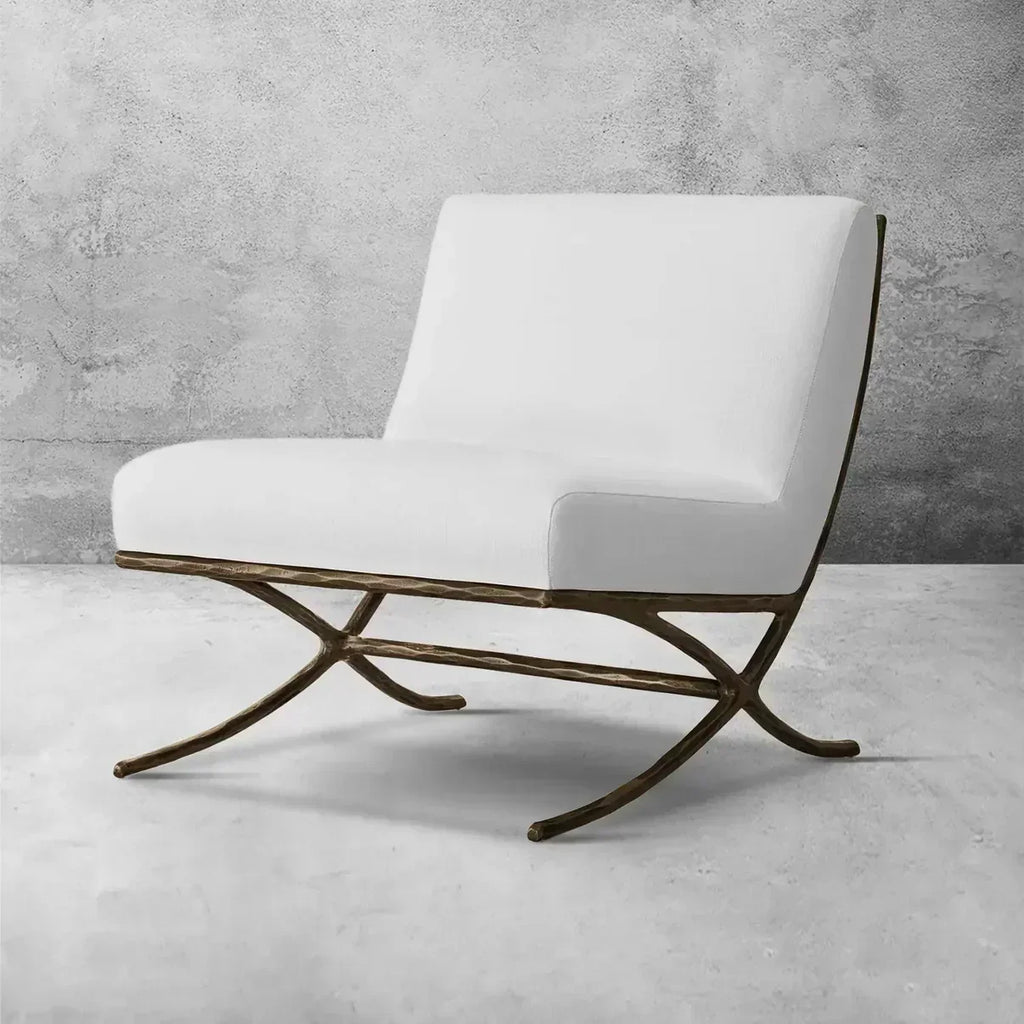 Thomson X-base Leather Slipper Chair