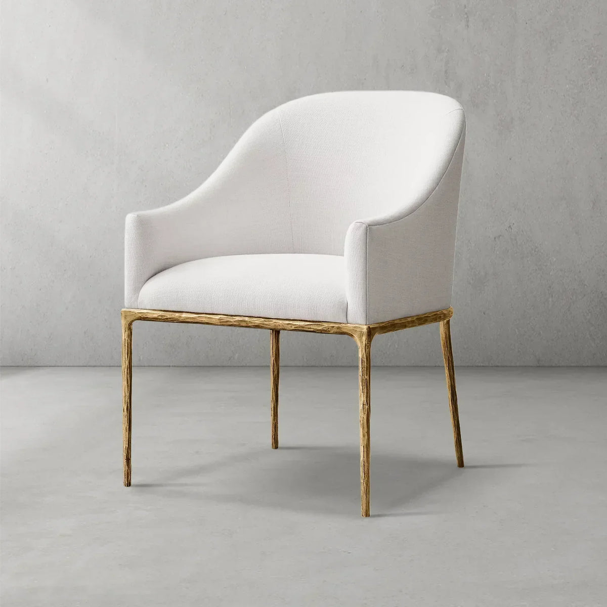 Thomson Slope Fabric Dining Armchair