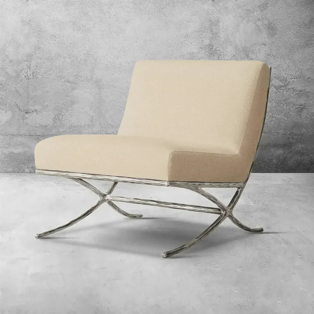 Thomson X-base Leather Slipper Chair