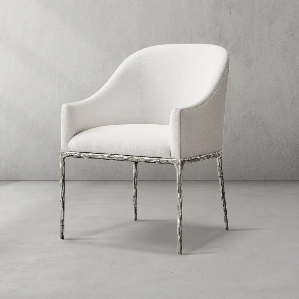 Thomson Slope Fabric Dining Armchair