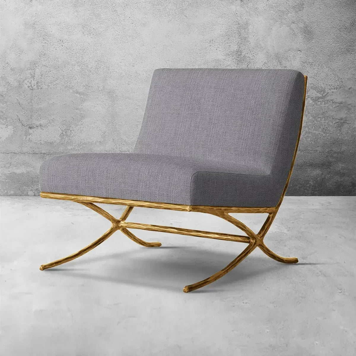 Thomson X-base Leather Slipper Chair