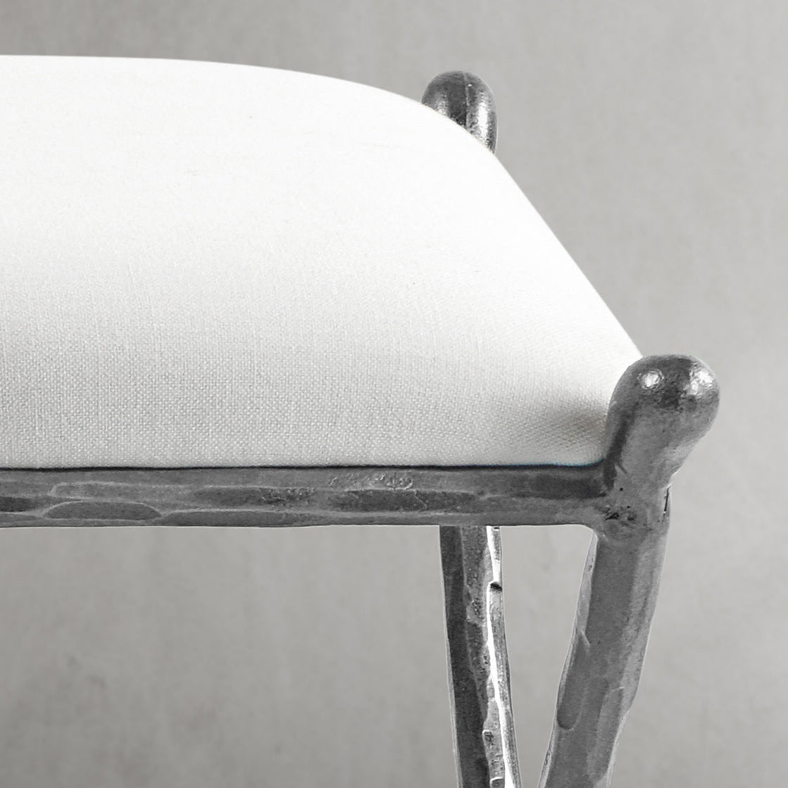 Thomson Horn Fabric Base Stool