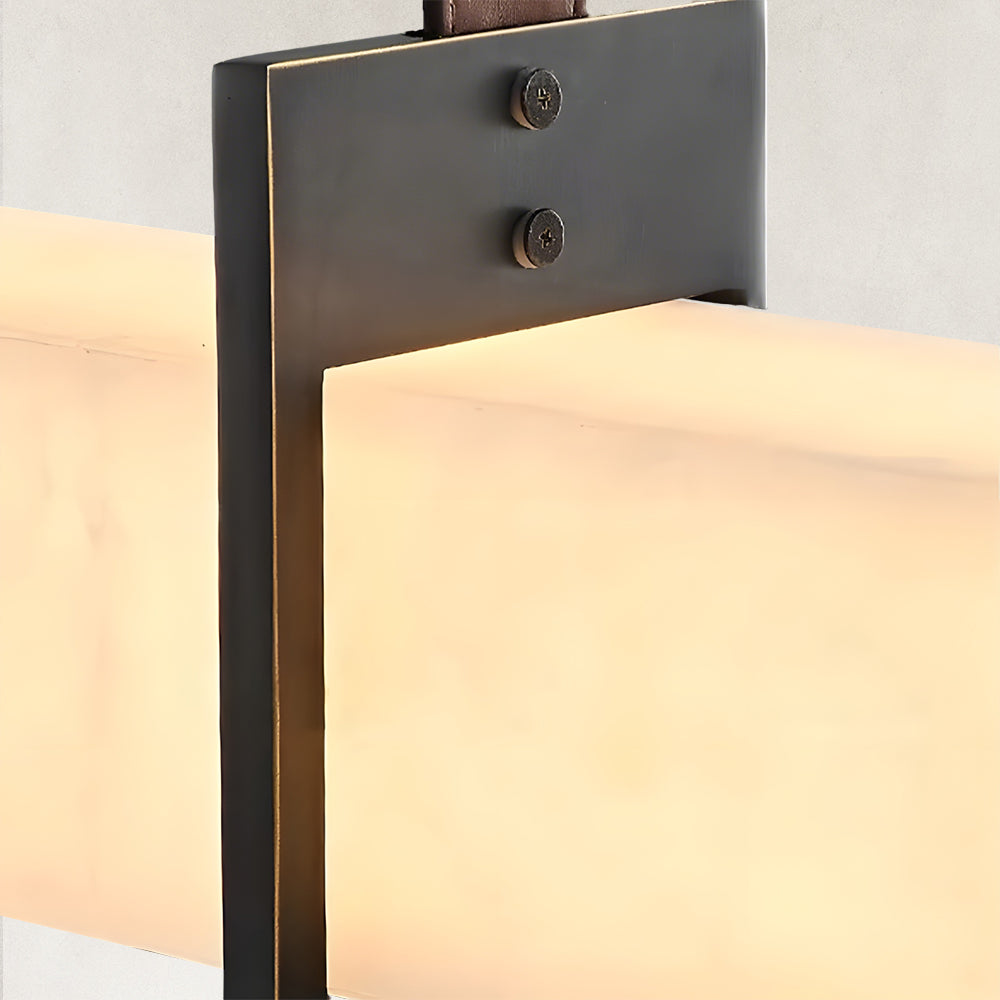 Siena Linear Alabaster Pendant Light 47"L