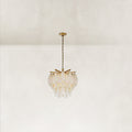 Coisini Ethereal Alabaster Semi-Flush Chandelier 18"D