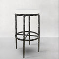 Thomson Backless Fabric Swivel Stool