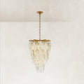 Coisini Ethereal Alabaster Semi-Flush Chandelier 32"H