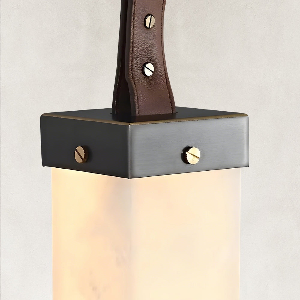 Siena Linear Alabaster Pendant Light 47"L