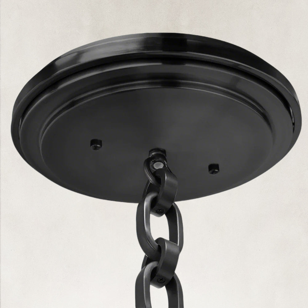 Aether Alabaster Chain Linked 3 Light Pendant Light 12”D