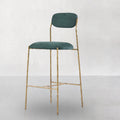 Thomson Green Fabric Bar Stool