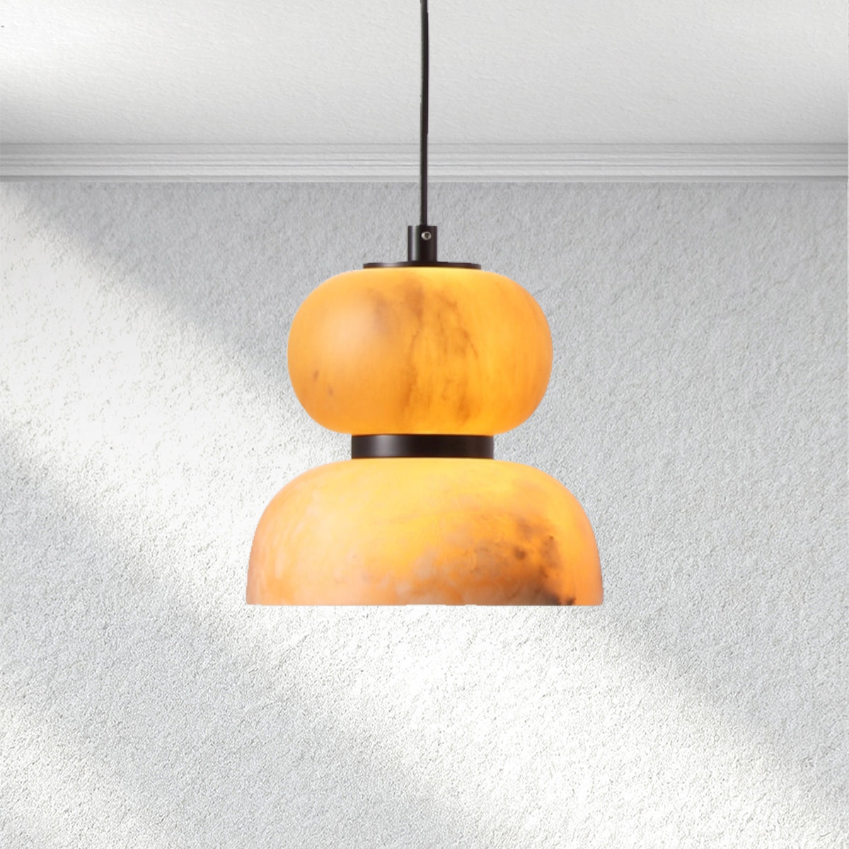 Manor Carey Eterna Alabaster Pendant – Small Ring