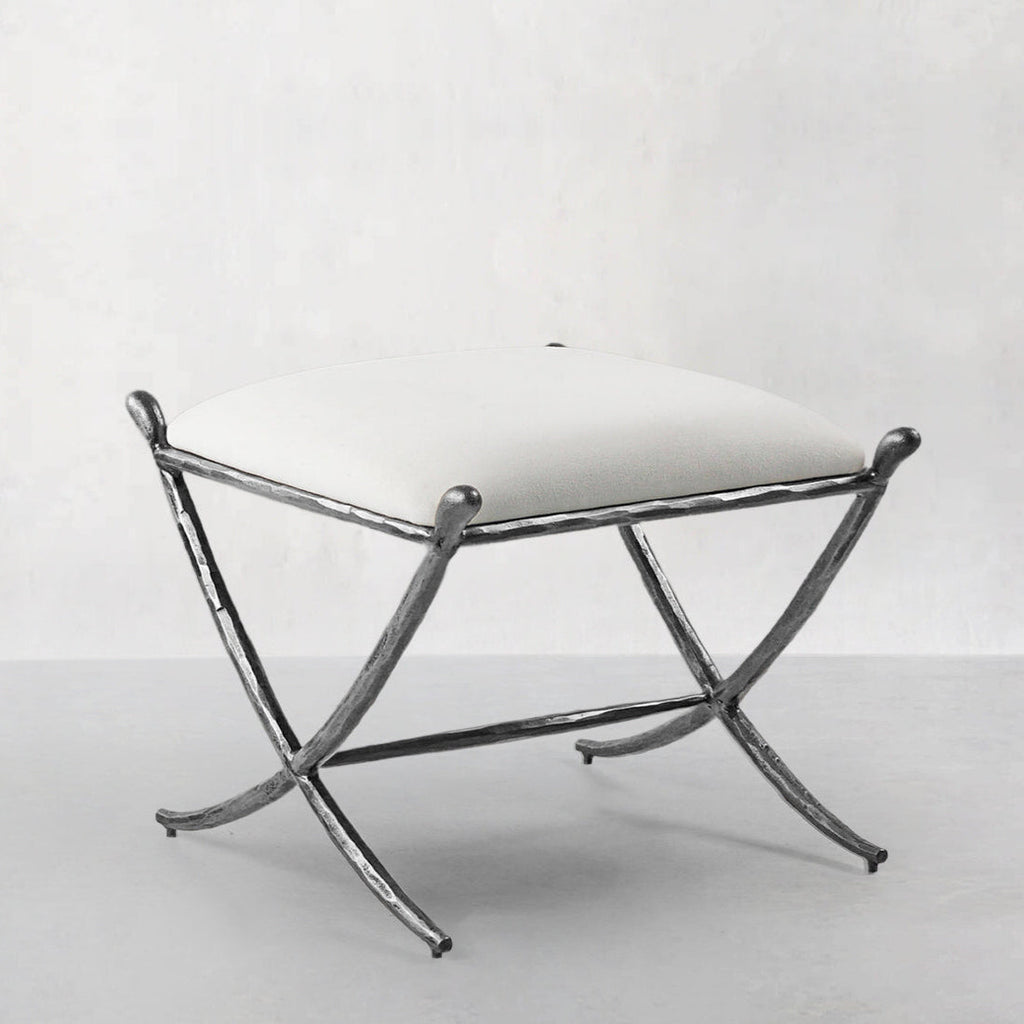 Thomson Horn Fabric Base Stool