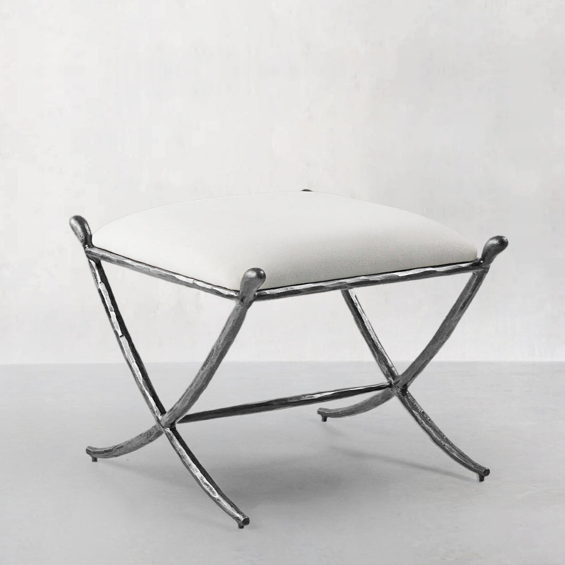Thomson Horn Fabric Base Stool