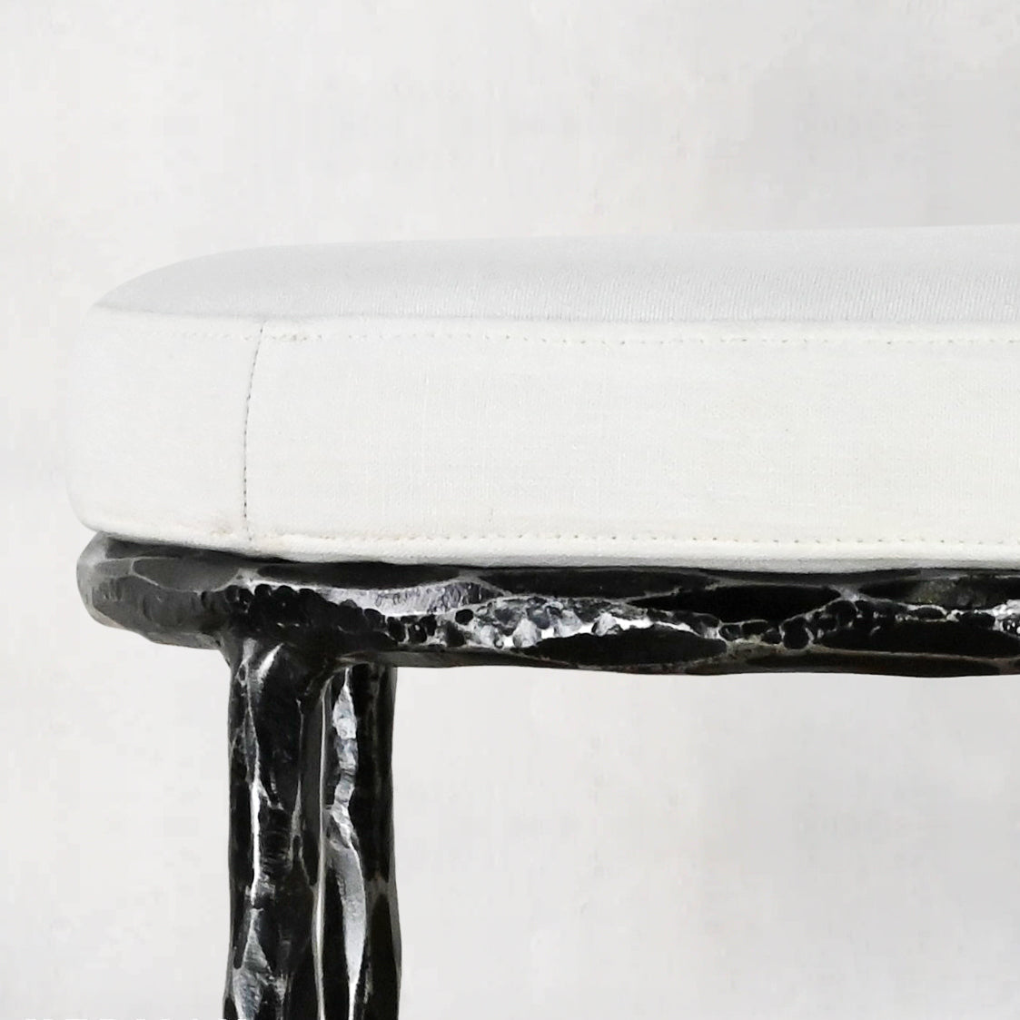 Thomson Backless Fabric Swivel Stool