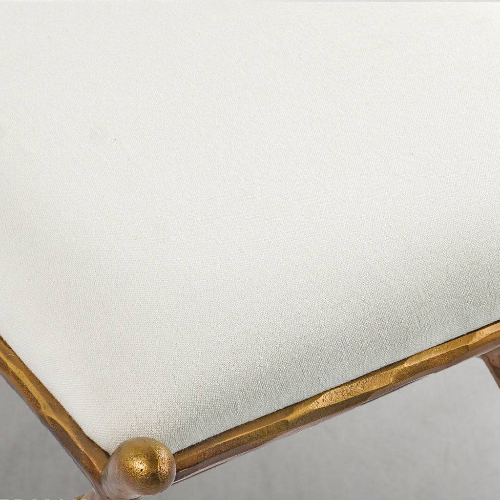 Thomson Horn Fabric Base Stool