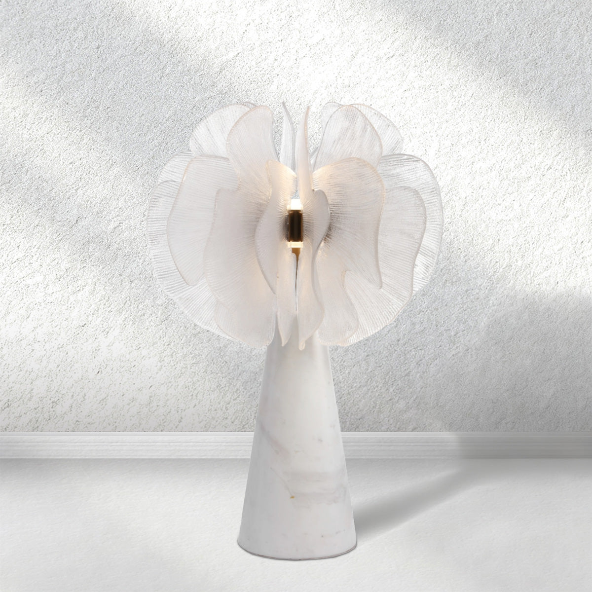 Manor Carey Jellyfish Alabaster Floor Lamps