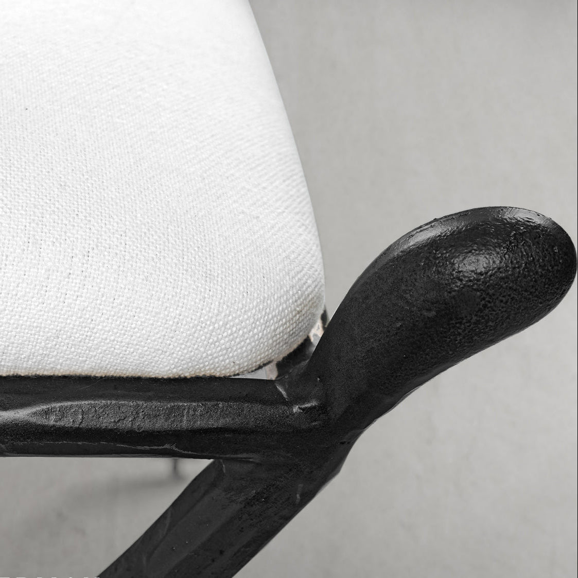 Thomson Horn Fabric Base Stool