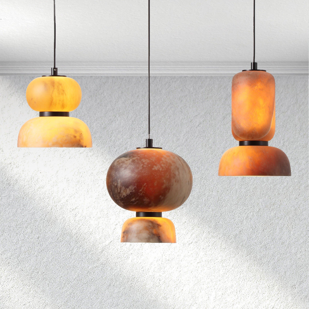 Manor Carey Eterna Vertical Alabaster Pendant