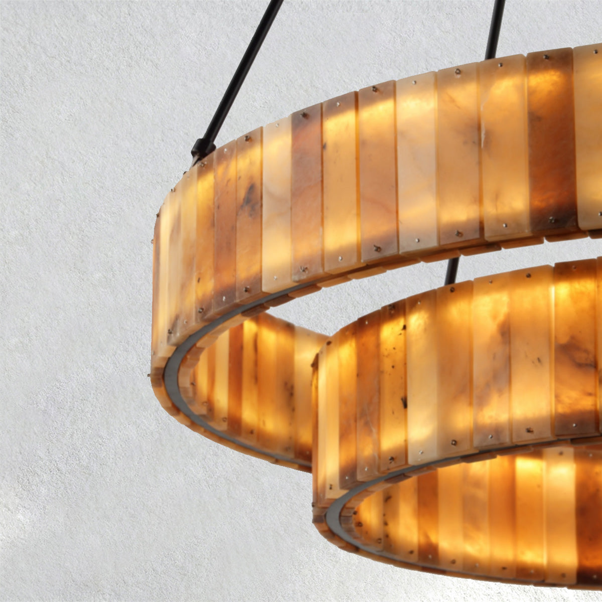 Manor Carey Eterna Alabaster Round Chandelier