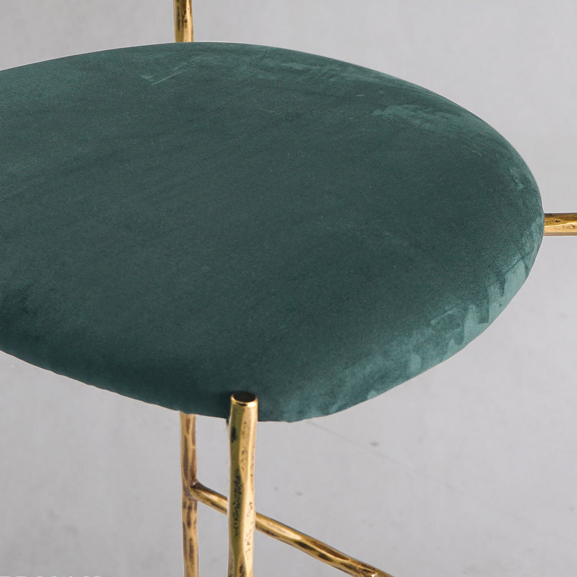 Thomson Green Fabric Bar Stool