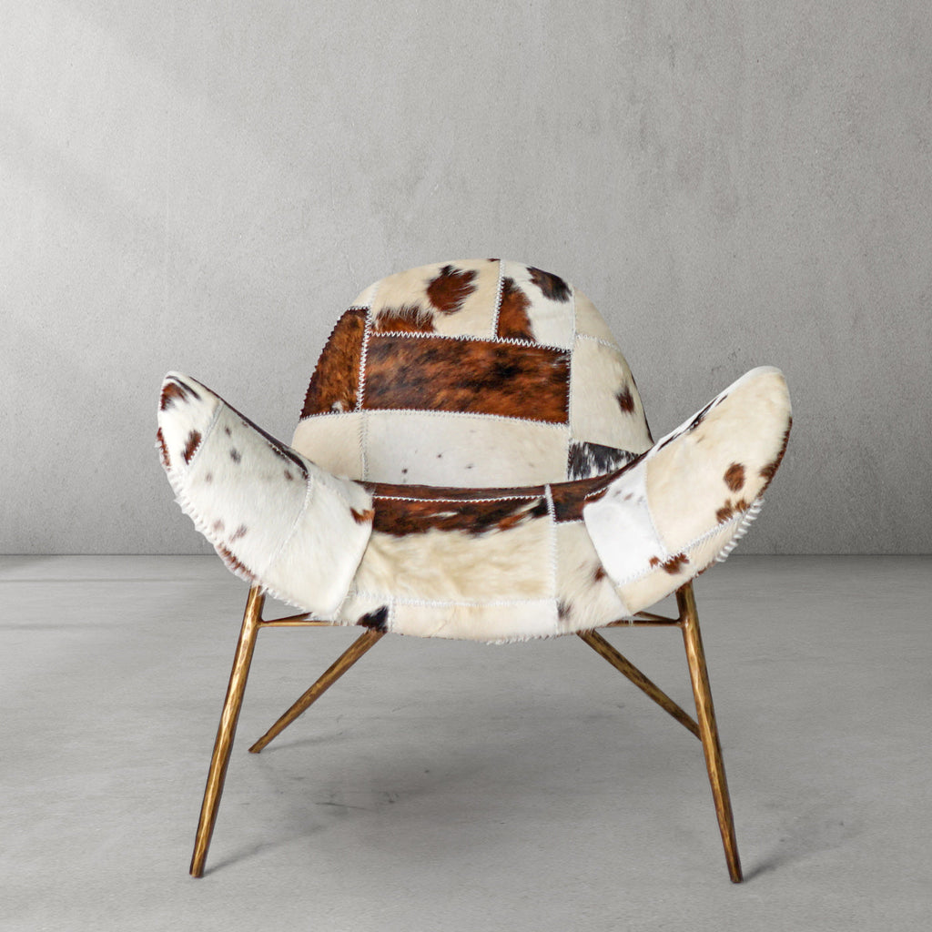 Thomson Milk Coffee Fur Lounge Chair