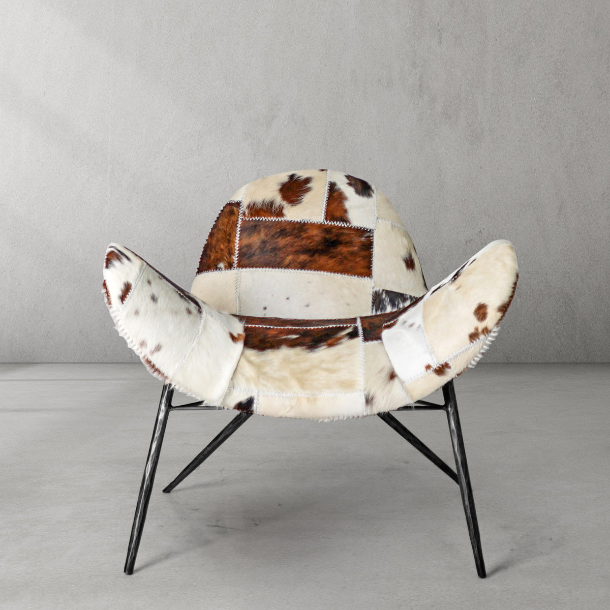 Thomson Milk Coffee Fur Lounge Chair