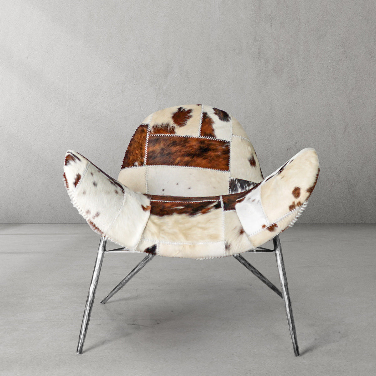 Thomson Milk Coffee Fur Lounge Chair