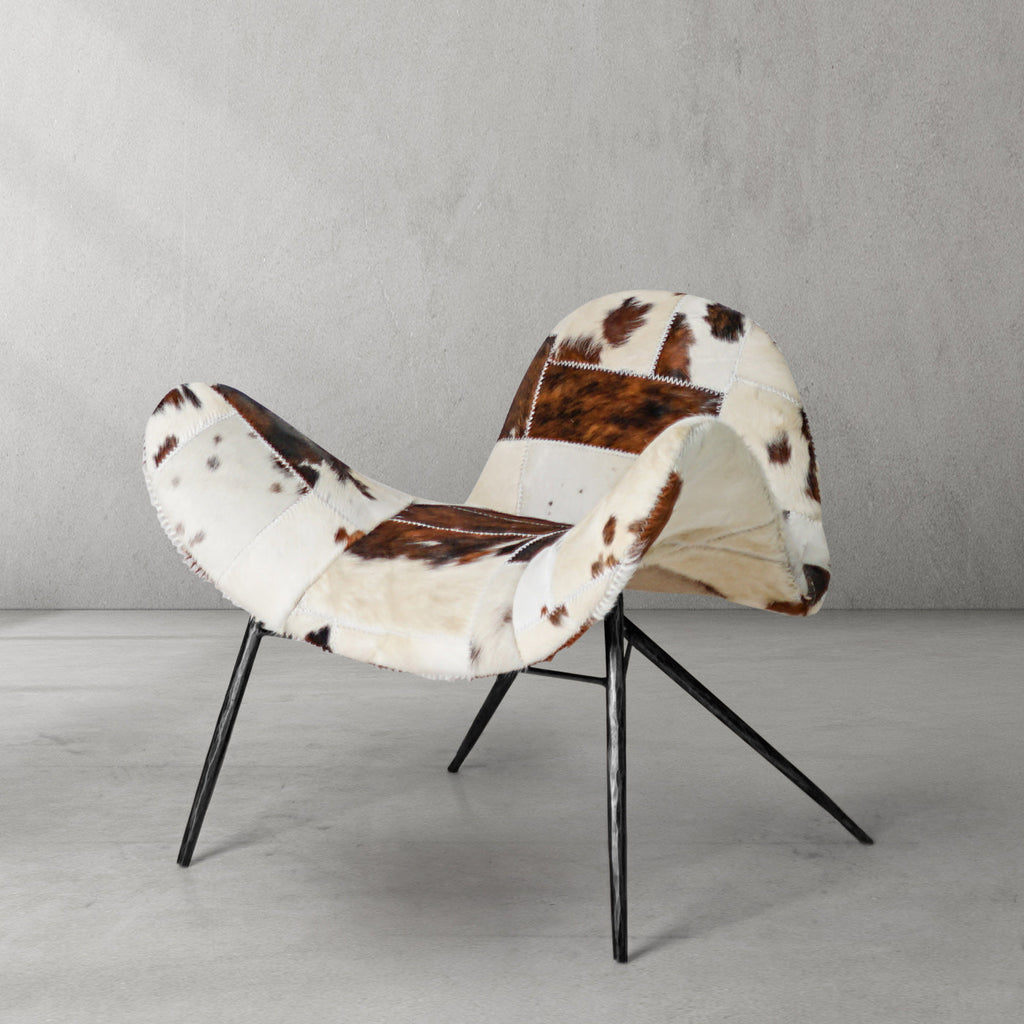 Thomson Milk Coffee Fur Lounge Chair