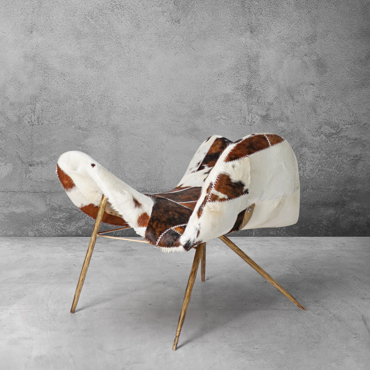 Thomson Milk Coffee Fur Lounge Chair