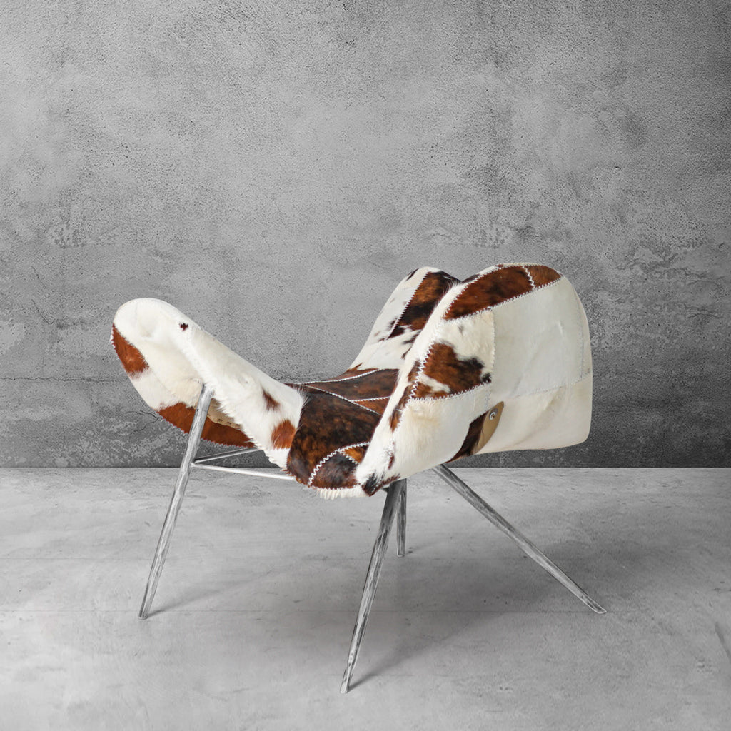 Thomson Milk Coffee Fur Lounge Chair