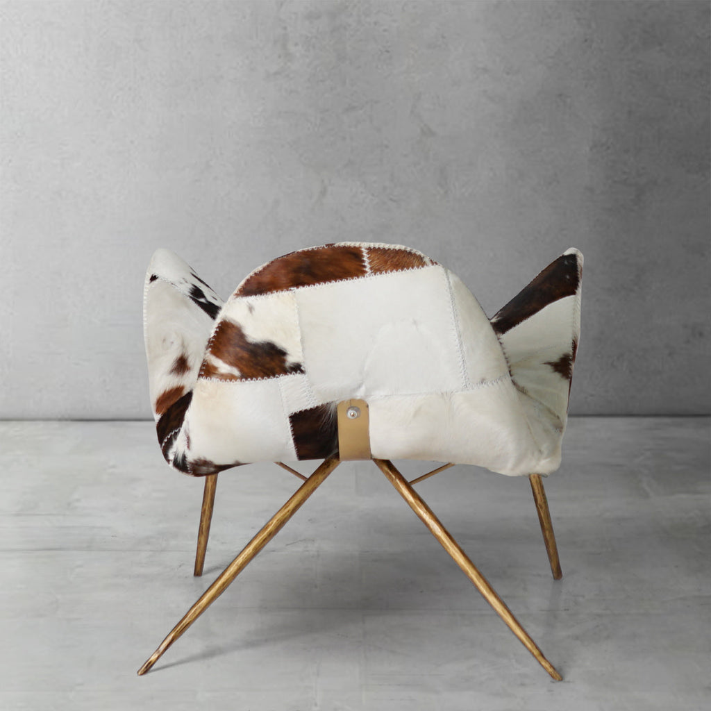 Thomson Milk Coffee Fur Lounge Chair