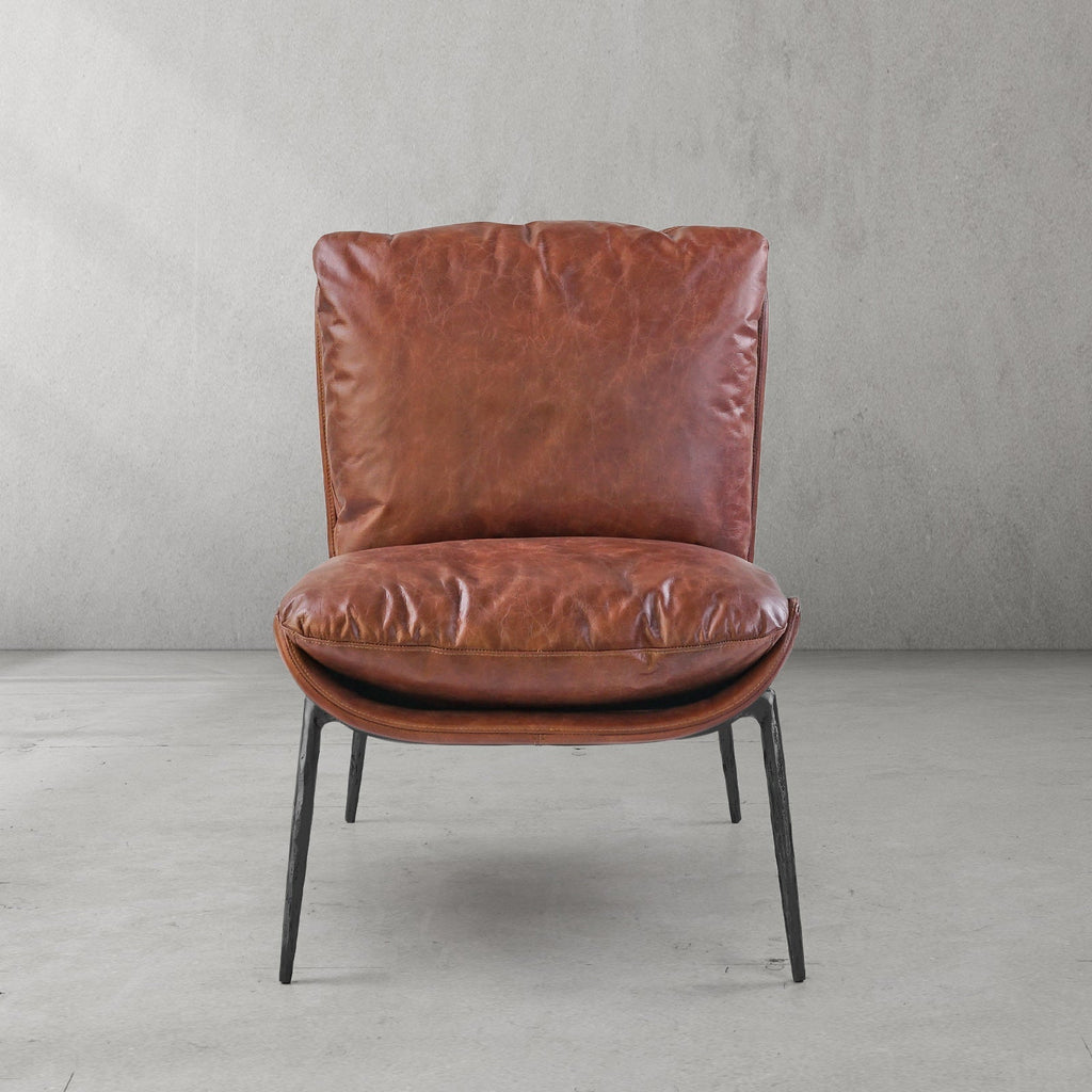 Thomson Vintage Leather Armrest Lounge Chair