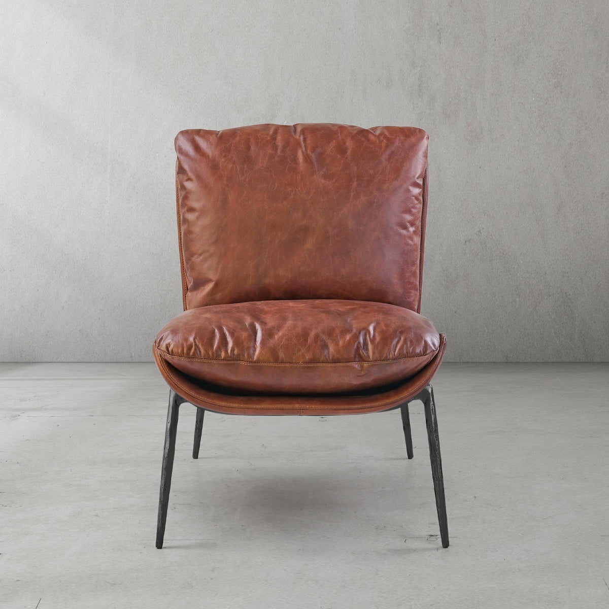 Thomson Vintage Leather Armrest Lounge Chair
