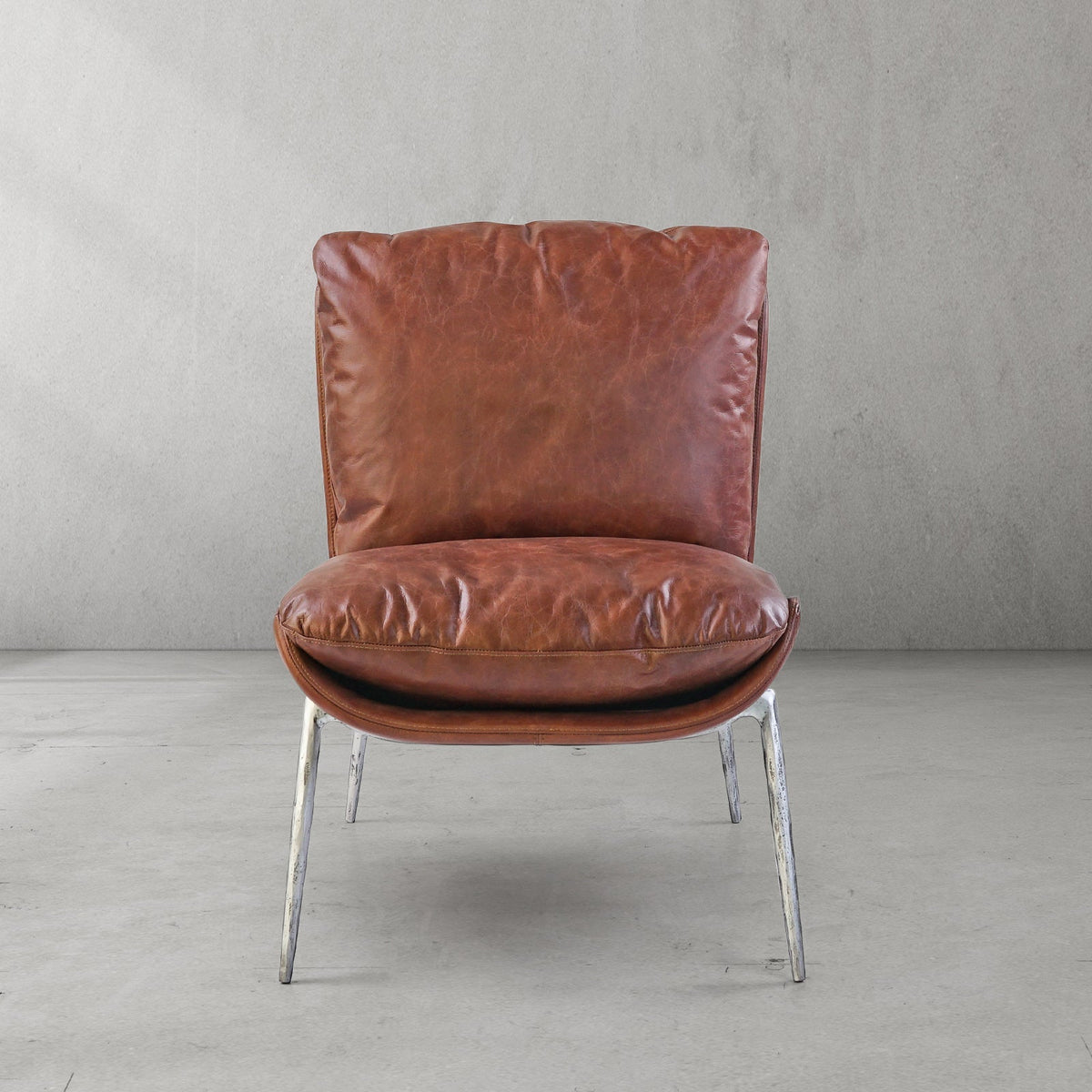 Thomson Vintage Leather Armrest Lounge Chair