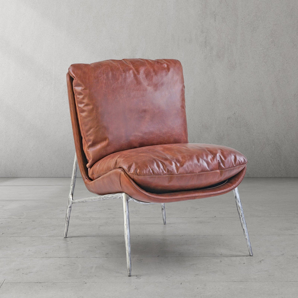 Thomson Vintage Leather Armrest Lounge Chair