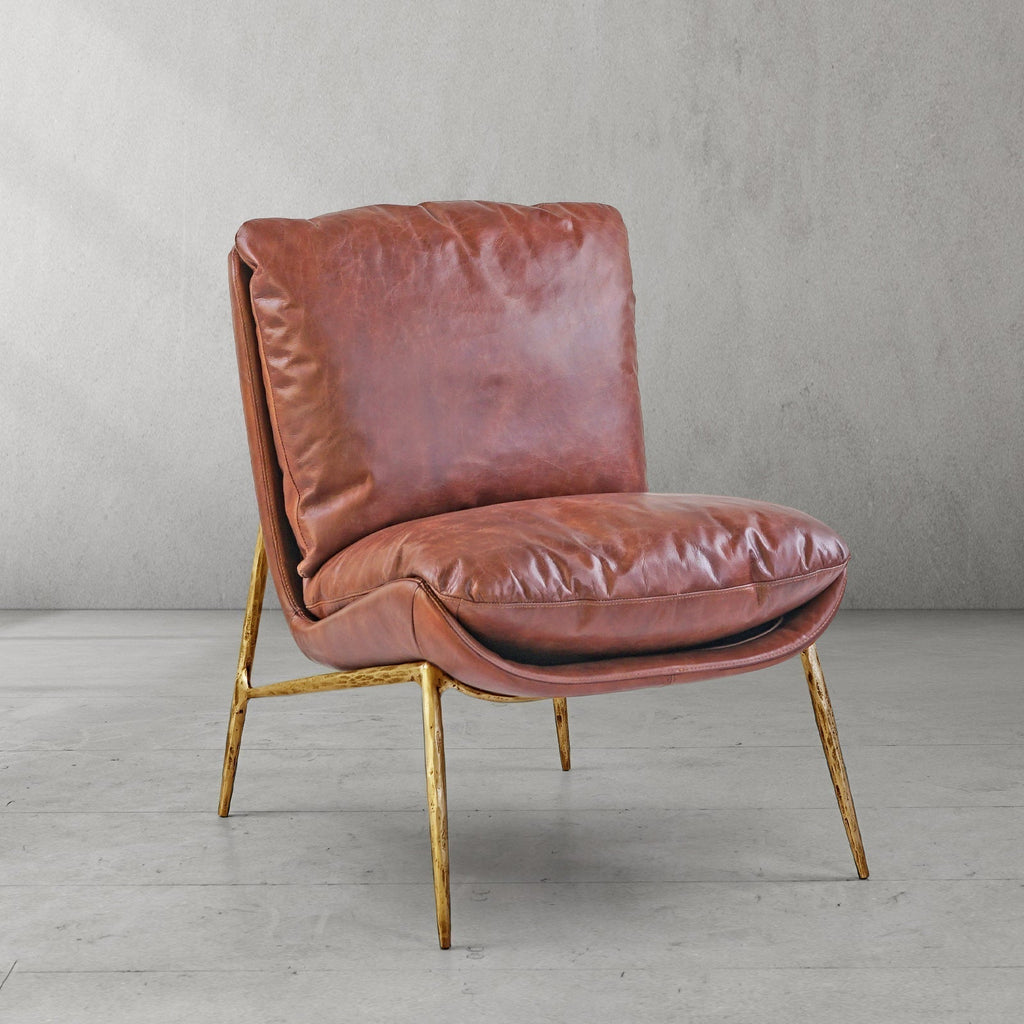 Thomson Vintage Leather Armrest Lounge Chair