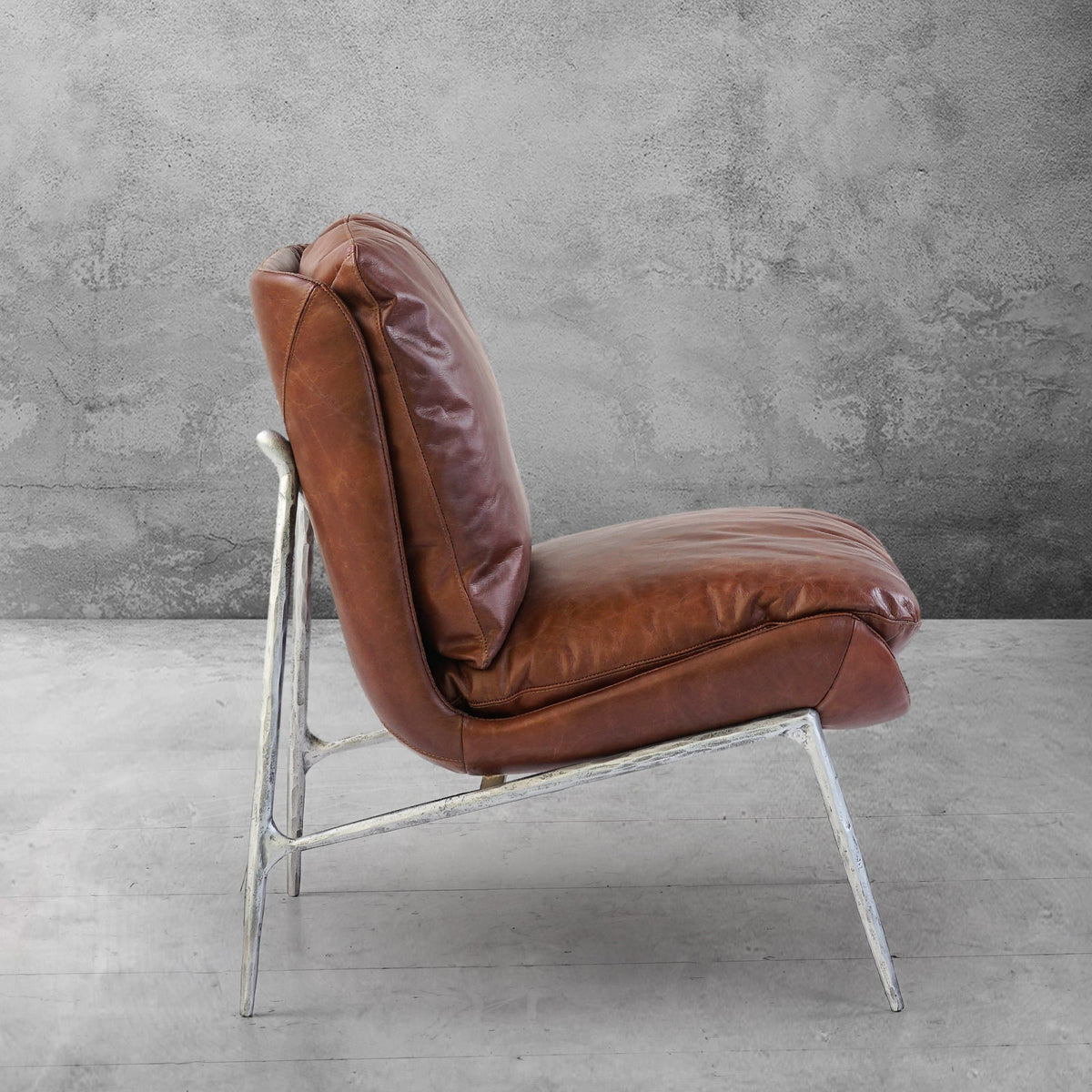 Thomson Vintage Leather Armrest Lounge Chair