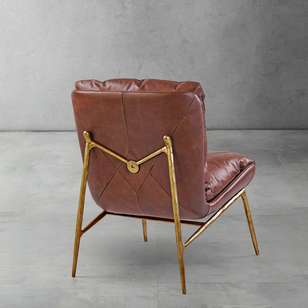 Thomson Vintage Leather Armrest Lounge Chair