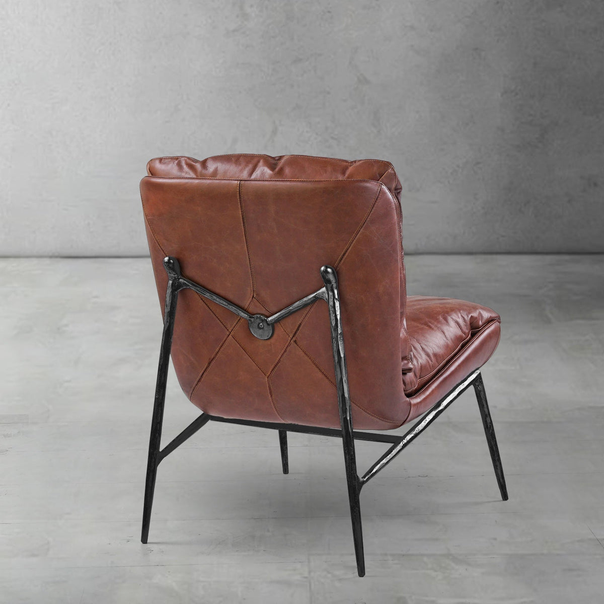Thomson Vintage Leather Armrest Lounge Chair