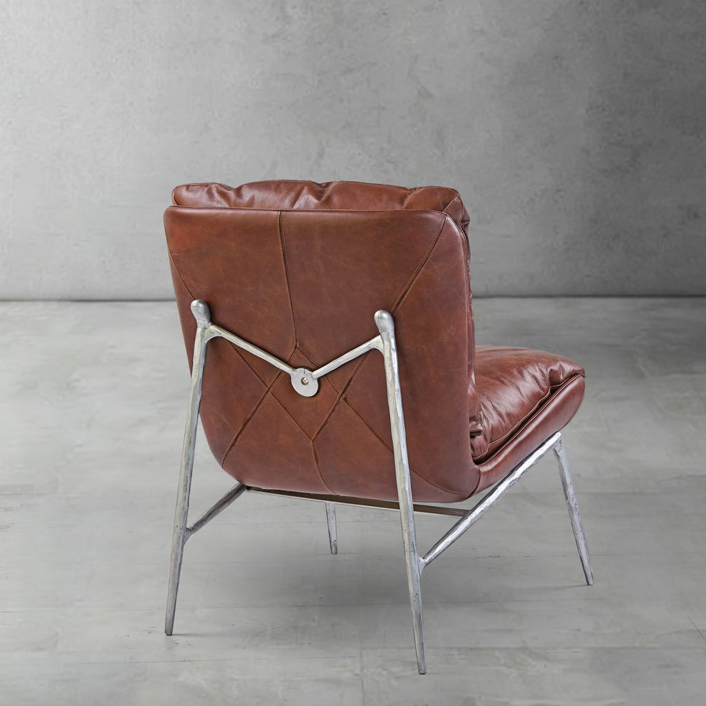 Thomson Vintage Leather Armrest Lounge Chair