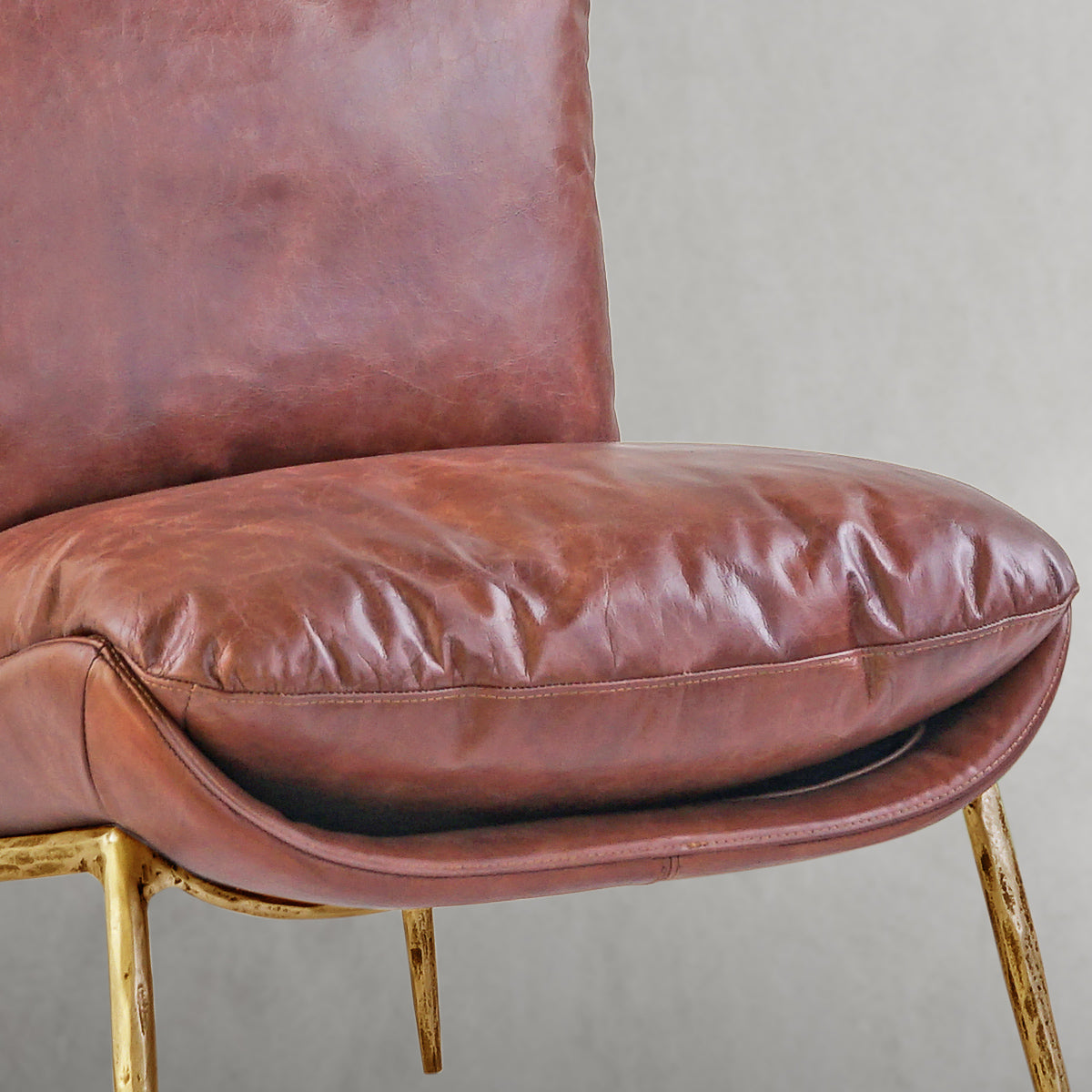 Thomson Vintage Leather Armrest Lounge Chair
