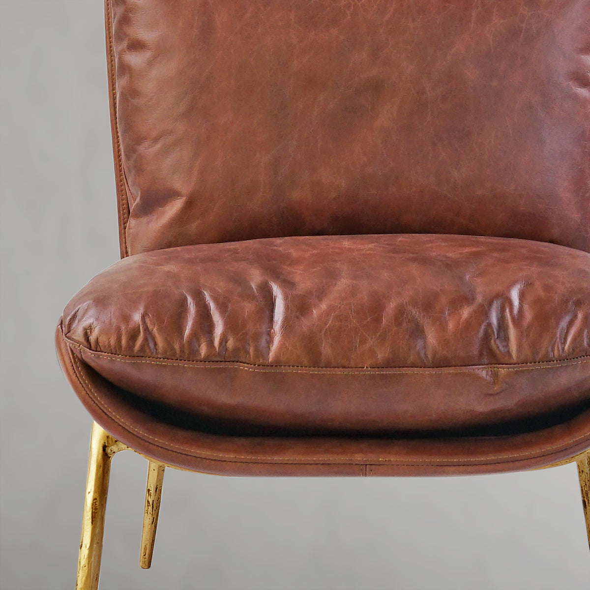 Thomson Vintage Leather Armrest Lounge Chair