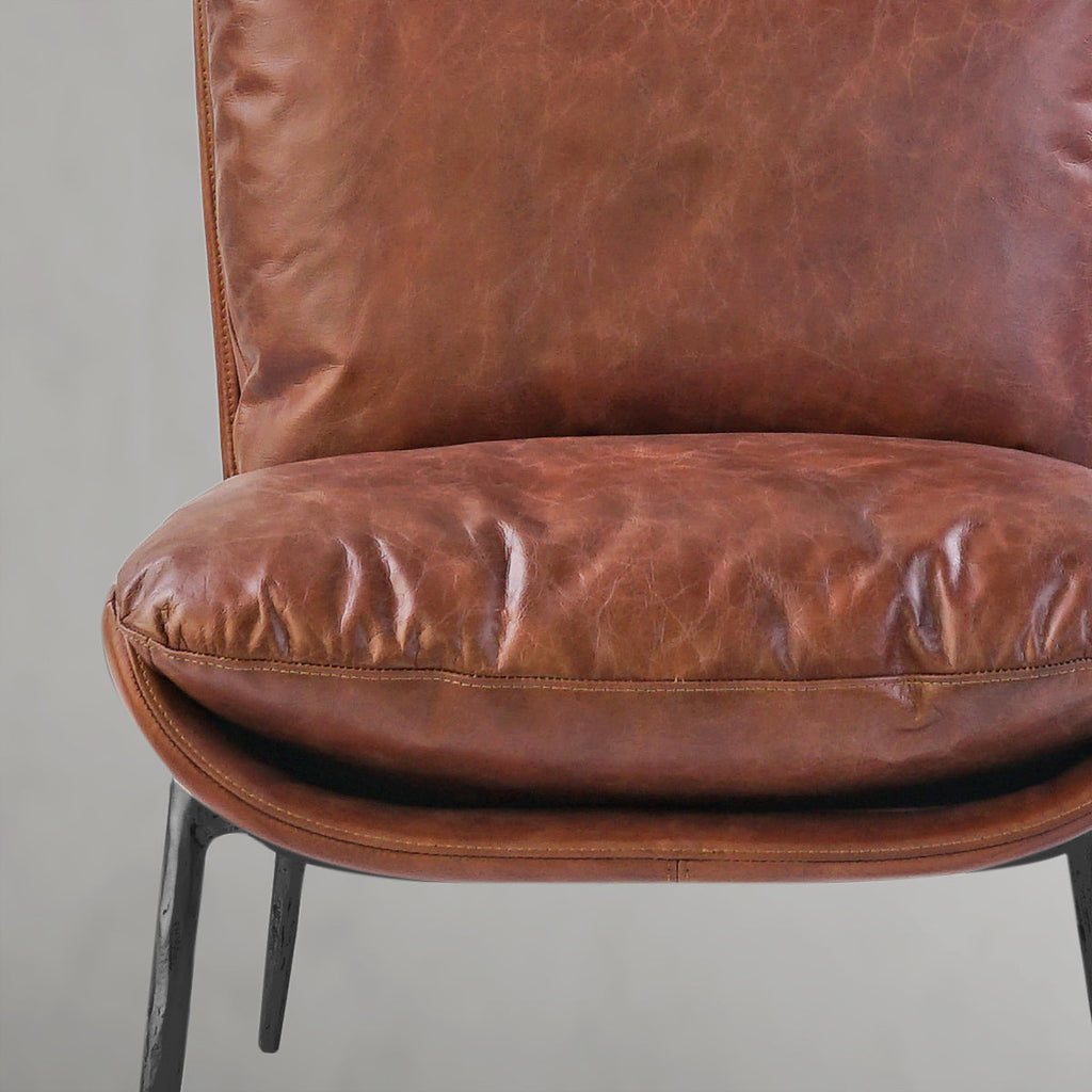 Thomson Vintage Leather Armrest Lounge Chair