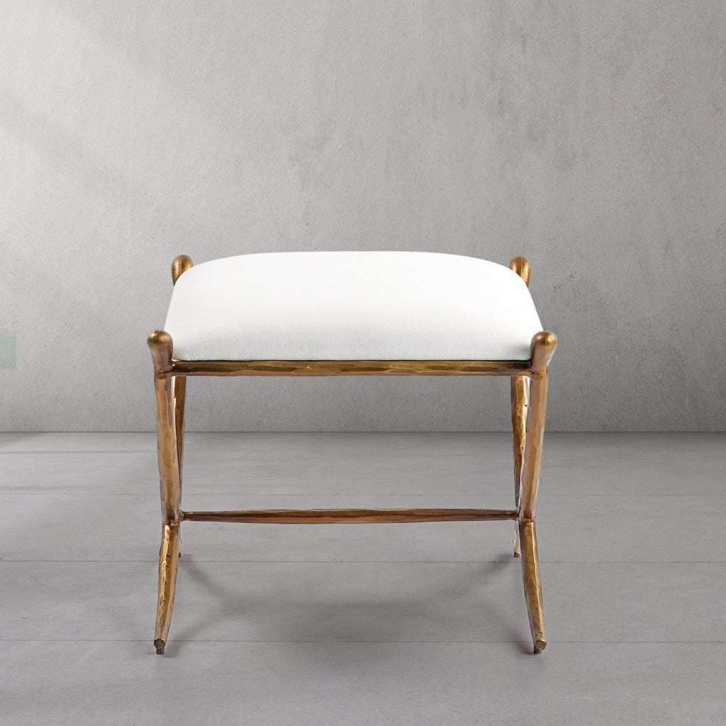 Thomson Horn Fabric Base Stool