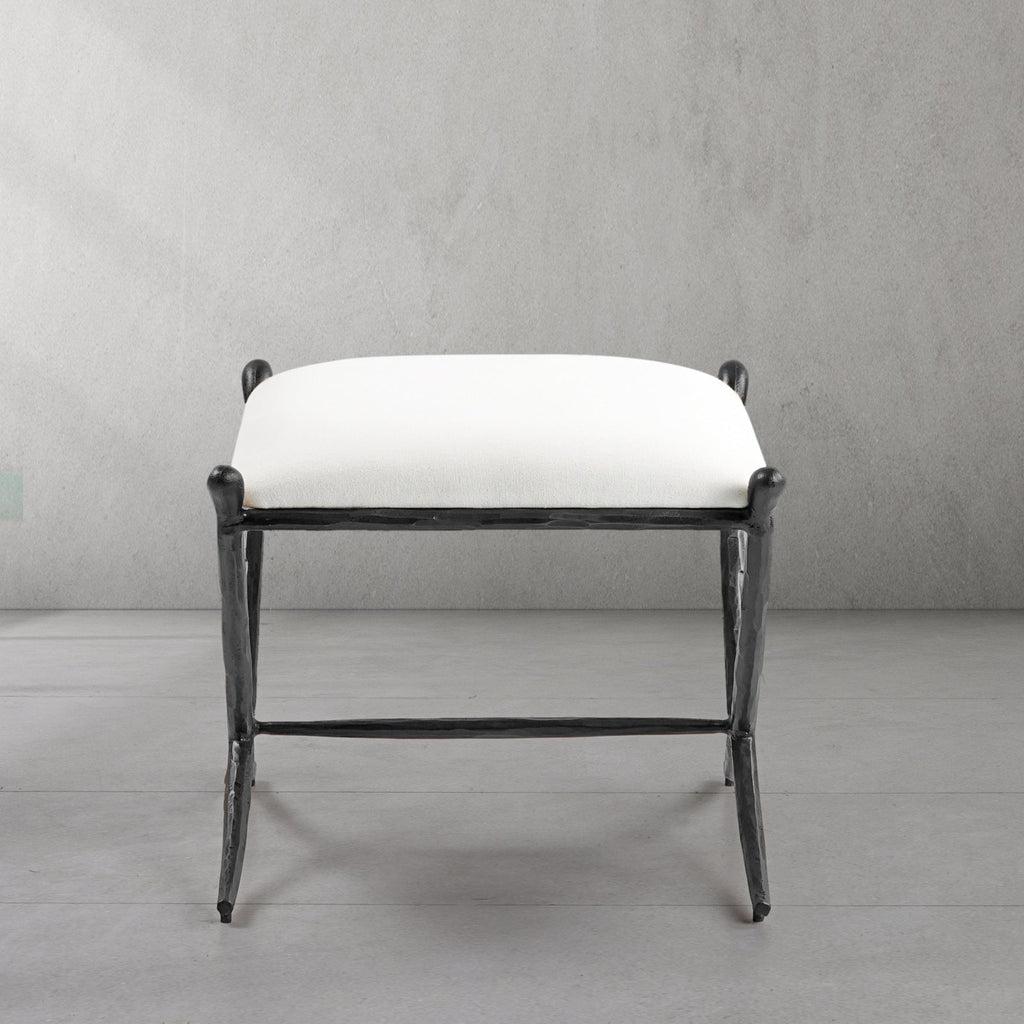 Thomson Horn Fabric Base Stool