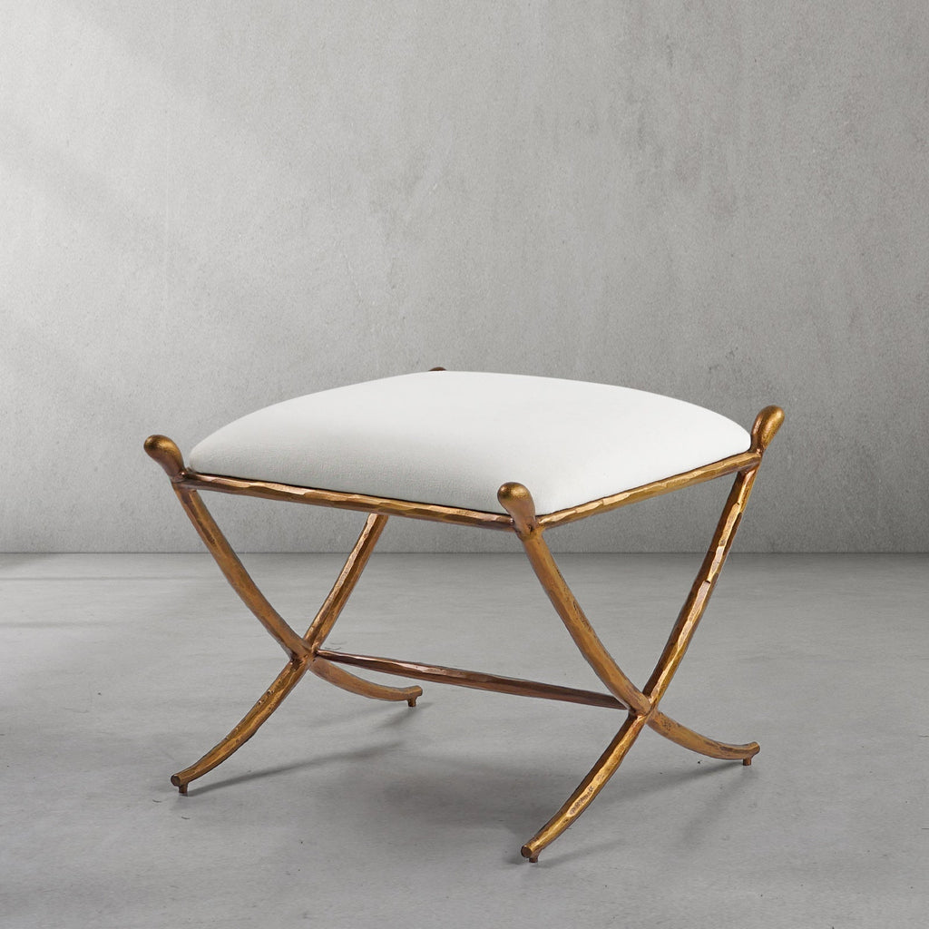 Thomson Horn Fabric Base Stool