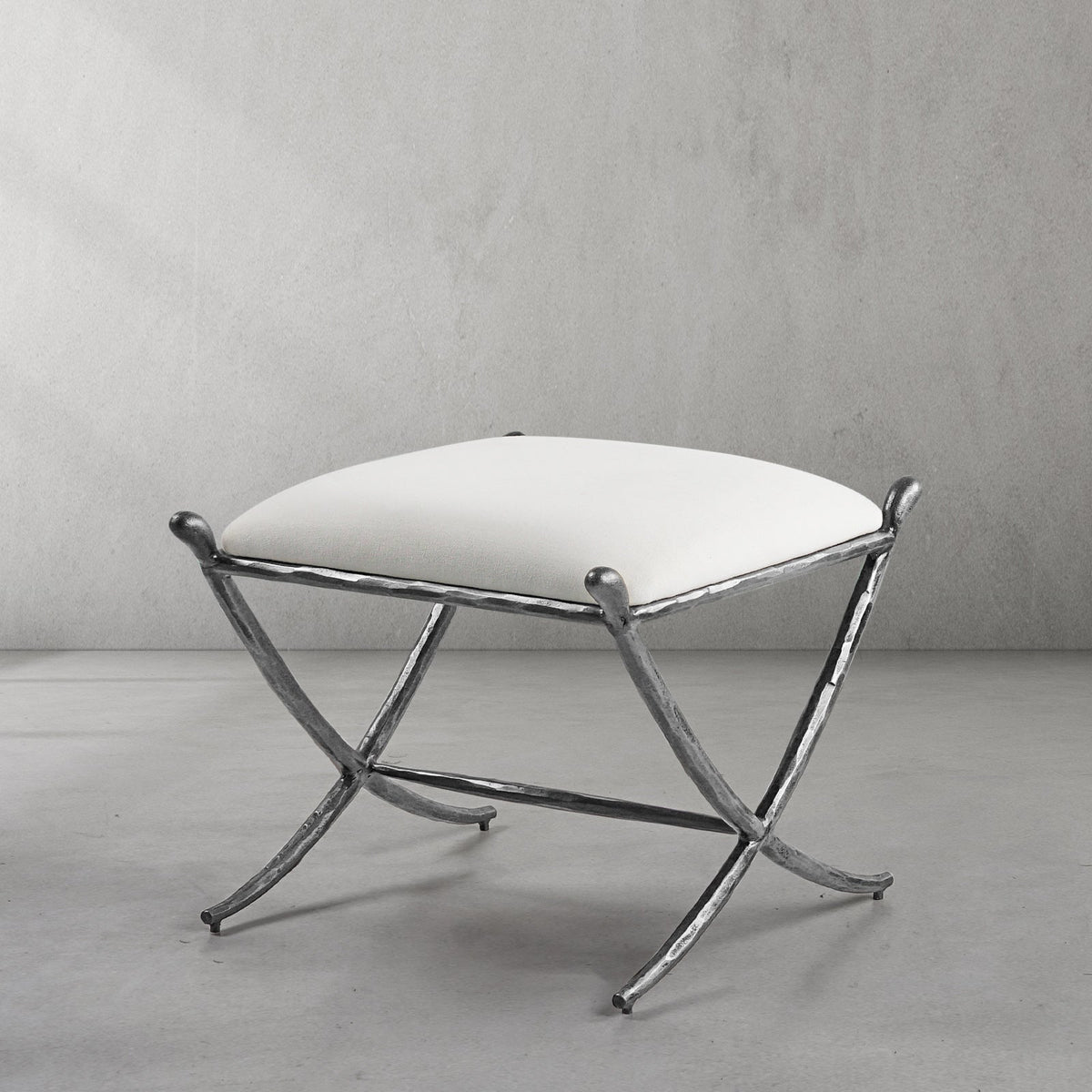 Thomson Horn Fabric Base Stool